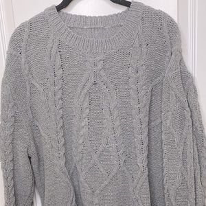 Grey Knit Sweater